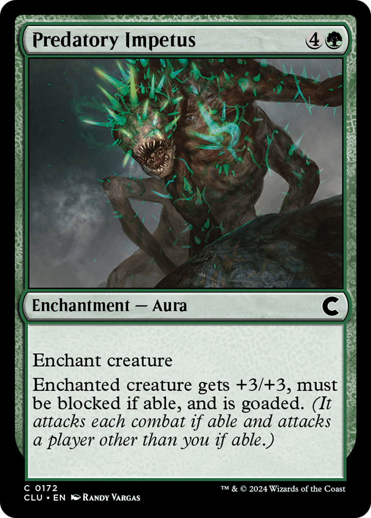 Predatory Impetus (CLU-172)  - Ravnica: Clue Edition