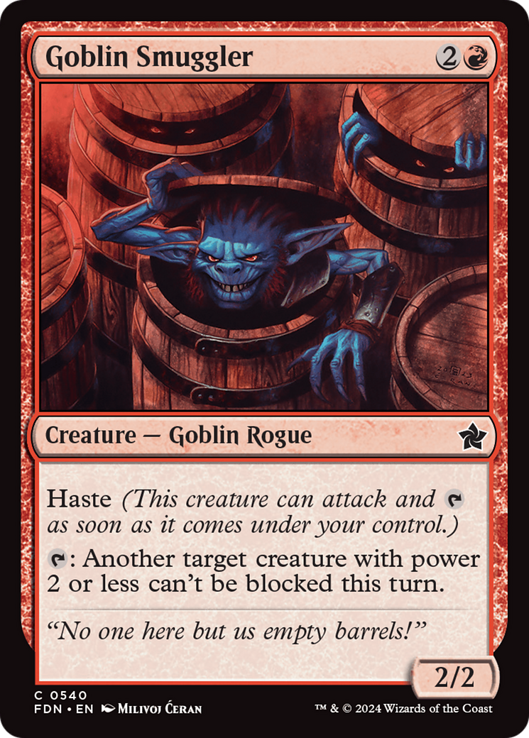 Goblin Smuggler (FDN-540)  - Foundations