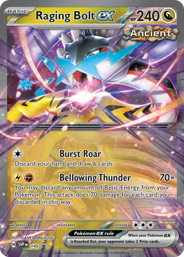 Raging Bolt ex (145) [SV: Scarlet & Violet Promo Cards]