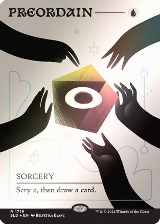 Preordain (1719) (Rainbow Foil) (SLD-1719)  Foil - Secret Lair Drop Series