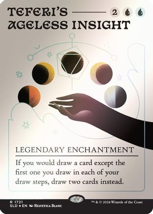 Teferi's Ageless Insight (Rainbow Foil) (SLD-1721) - Secret Lair Drop Series Foil