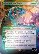 Miku, Voice of Power - Freyalise, Llanowar's Fury (Rainbow Foil) (SLD-1598)  Foil - Secret Lair Drop Series