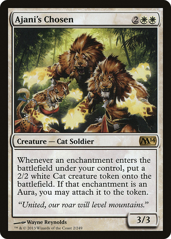 Ajani's Chosen (M14-002)  Foil - Magic 2014
