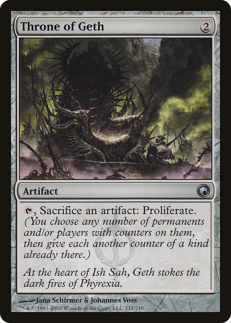 Throne of Geth (SOM-211)  Foil - Scars of Mirrodin