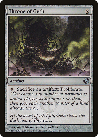 Throne of Geth (SOM-211)  Foil - Scars of Mirrodin