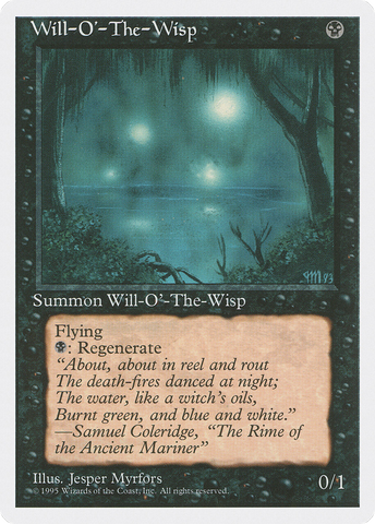 Will-o'-the-Wisp (4ED-)  - Fourth Edition