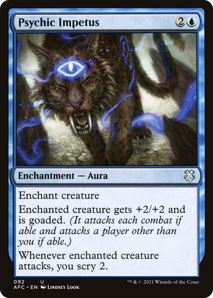 Psychic Impetus (AFC-092) - Adventures in the Forgotten Realms Commander