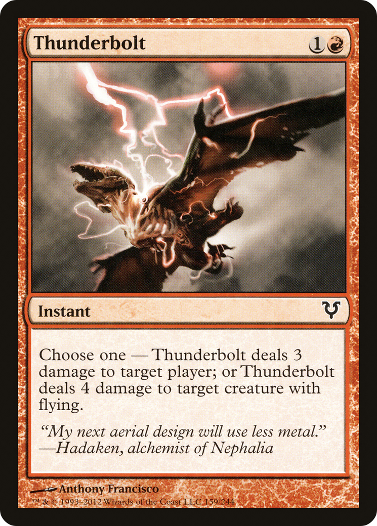 Thunderbolt (AVR-159)  - Avacyn Restored