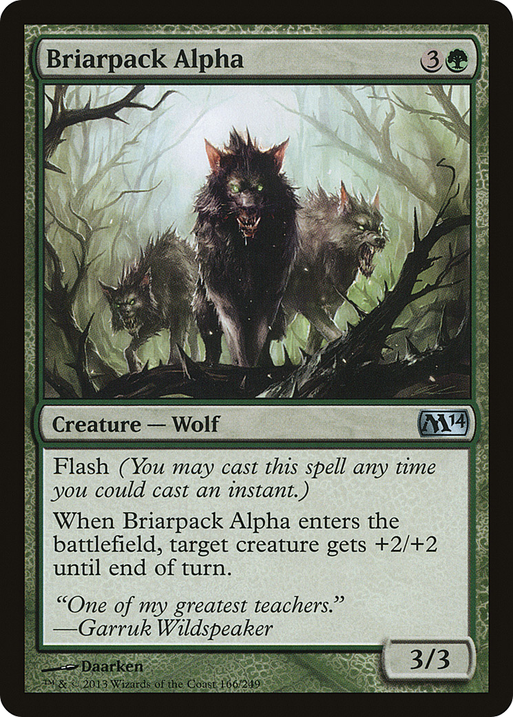 Briarpack Alpha (M14-166)  Foil - Magic 2014