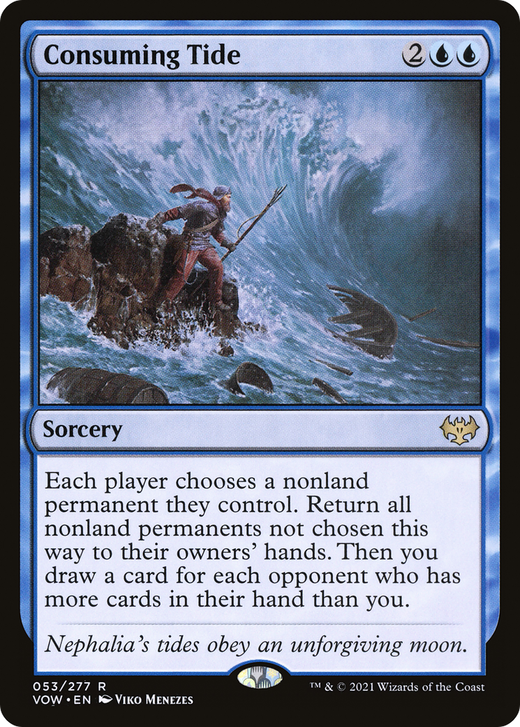 Consuming Tide (VOW-053)  Foil - Innistrad: Crimson Vow