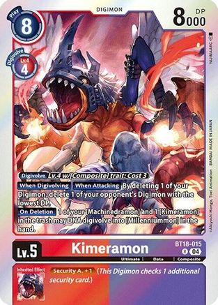 Kimeramon - BT18-015 (BT18-015) - Release Special Booster 2.0 Foil