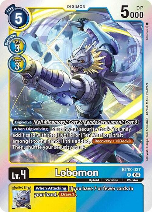 Lobomon [BT18-037] [Release Special Booster 2.0]