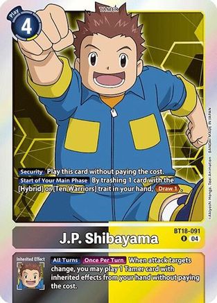 J.P. Shibayama (BT18-091) - Release Special Booster 2.0 Foil