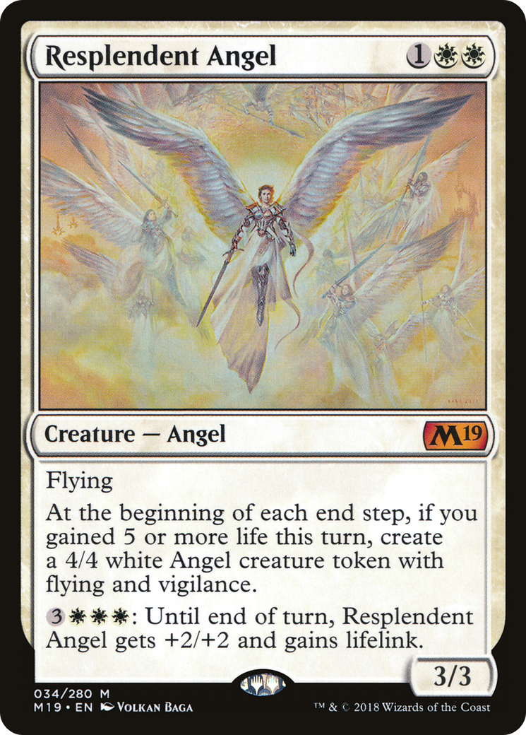 Resplendent Angel (M19-034)  Foil - Core Set 2019