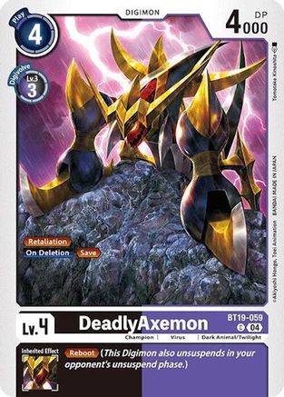 DeadlyAxemon [BT19-059] [Release Special Booster Ver.2.0]