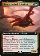 Klauth, Unrivaled Ancient (Extended Art) (AFC-320) - Adventures in the Forgotten Realms Commander