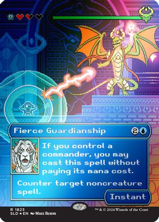 Fierce Guardianship (Rainbow Foil) (SLD-1823)  Foil - Secret Lair Drop Series