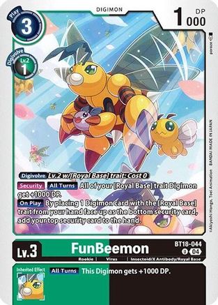 FunBeemon - BT18-044 (BT18-044) - Release Special Booster 2.0