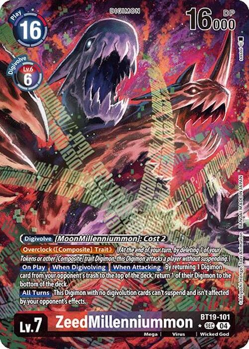 ZeedMillenniummon [BT19-101] (Alternate Art) [Release Special Booster Ver.2.0]