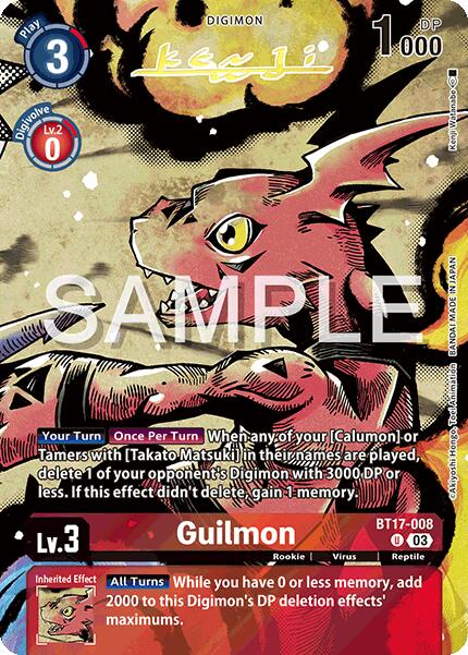 Guilmon [BT17-008] (Signed) [Release Special Booster Ver.2.0]