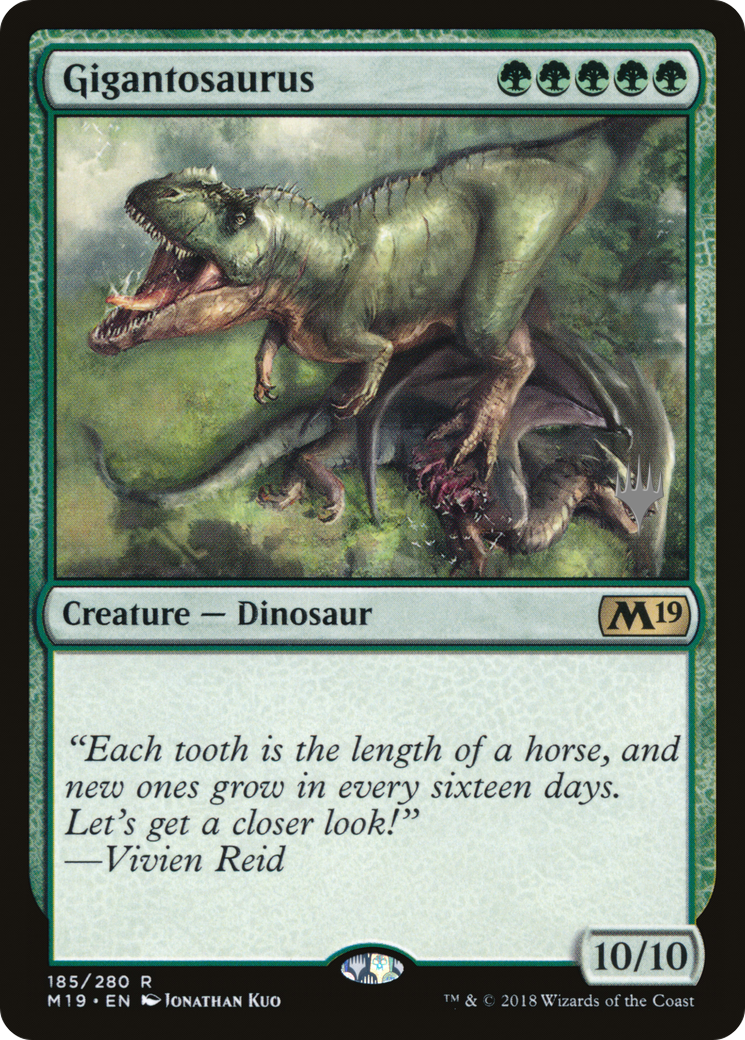 Gigantosaurus (PPM20-185P) - Core Set 2019 Promos