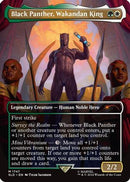 Black Panther, Wakandan King (Rainbow Foil) (SLD-1747) - Secret Lair Drop Series Foil