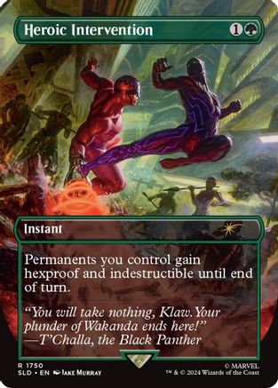 Heroic Intervention (Rainbow Foil) (SLD-1750)  Foil - Secret Lair Drop