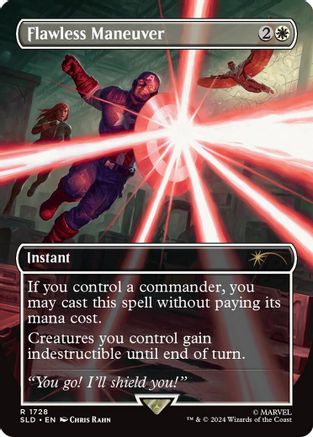 Flawless Maneuver (Rainbow Foil) (SLD-1728)  Foil - Secret Lair Drop Series