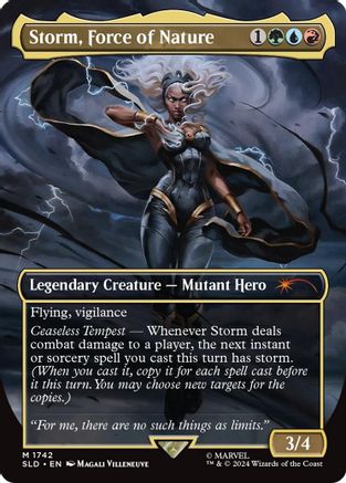 Storm, Force of Nature (Rainbow Foil) (SLD-1742) - Secret Lair Drop Series Foil