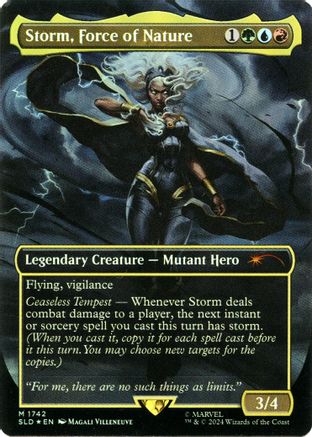 Storm, Force of Nature (Rainbow Foil) (SLD-1742)  Foil - Secret Lair Drop Series