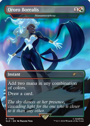 Ororo Borealis - Manamorphose (Rainbow Foil) (SLD-1746)  Foil - Secret Lair Drop