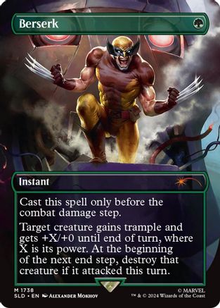 Berserk (1738) (Rainbow Foil) (SLD-1738)  Foil - Secret Lair Drop