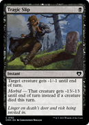 Tragic Slip (CMM-192)  Foil - Commander Masters