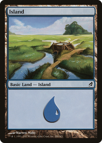 Island (286) (LRW-286)  Foil - Lorwyn