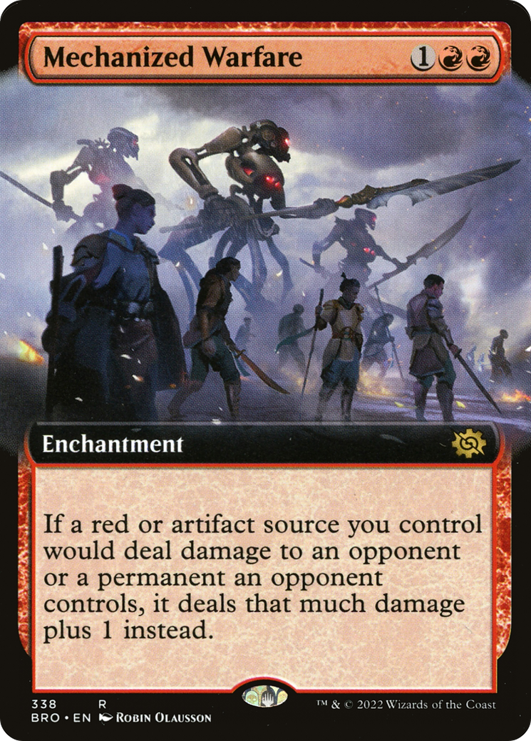 Mechanized Warfare (Extended Art) (BRO-338)  - The Brothers' War: (Extended Art)
