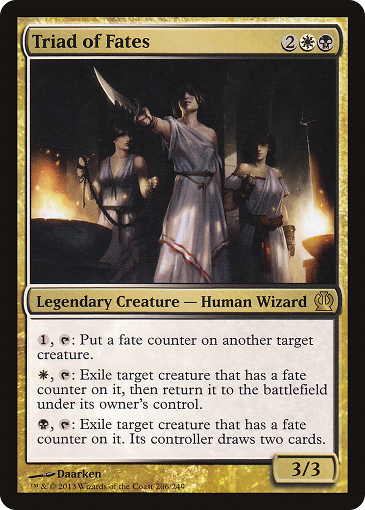 Triad of Fates (THS-206)  Foil - Theros