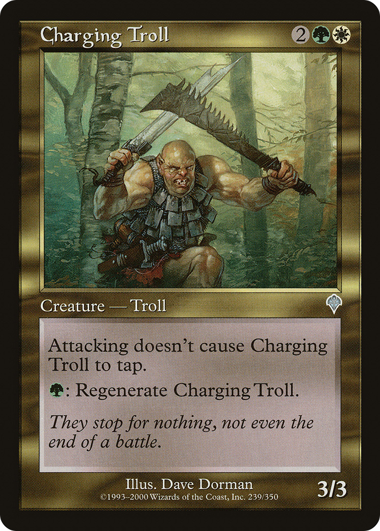 Charging Troll (INV-239)  Foil - Invasion
