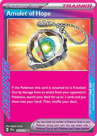Amulet of Hope 162/191 - Holofoil SV08 Surging Sparks