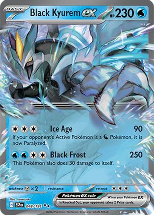 Black Kyurem ex 048/191 - Holofoil SV08 Surging Sparks
