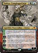 Tamiyo, Compleated Sage (Borderless) (NEO-306)  Foil - Kamigawa: Neon Dynasty