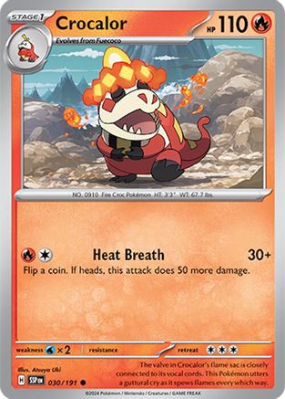 Crocalor 030/191  SV08 Surging Sparks
