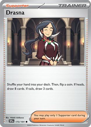 Drasna 173/191 - Reverse Holofoil SV08 Surging Sparks