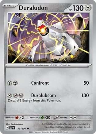 Duraludon 129/191 - Reverse Holofoil SV08 Surging Sparks