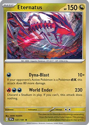 Eternatus 141/191 - Holofoil SV08 Surging Sparks