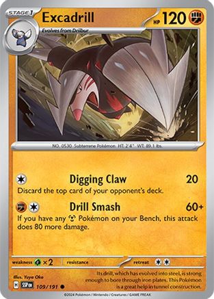 Excadrill 109/191  SV08 Surging Sparks