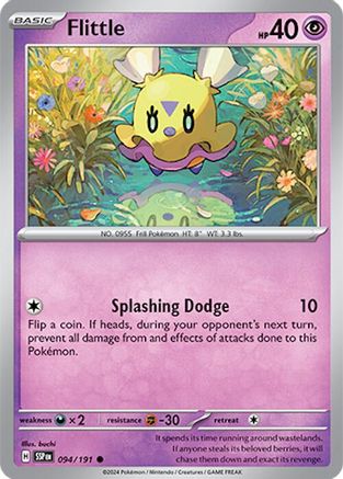 Flittle 094/191 - Reverse Holofoil SV08 Surging Sparks