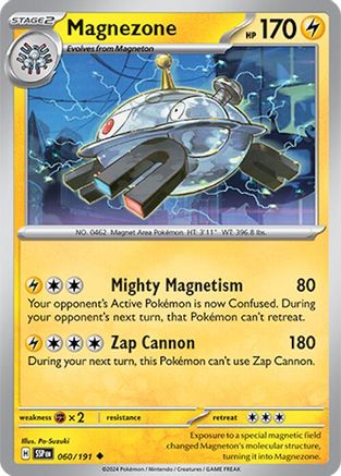 Magnezone 060/191 - Reverse Holofoil SV08 Surging Sparks