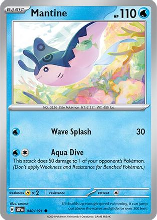 Mantine 040/191  SV08 Surging Sparks