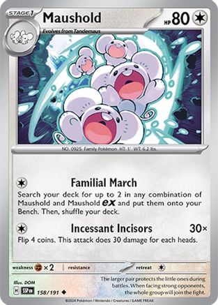 Maushold 158/191  SV08 Surging Sparks
