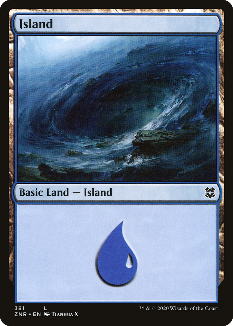 Island (ZNR-381)  Foil - Zendikar Rising